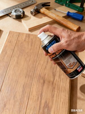 공예 및 DIY 프로젝트에서 강력하고 내구성이 뛰어난 접착을 위한 영구적이고 무독성 아크릴 스프레이 접착제