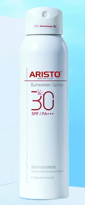 SPF 50 자외선 차단제 스프레이 150 밀리람베르트에 수분을 공급하는 아리스토 개인 건강 제품